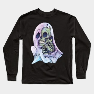 Skele-Sheet Ghost Long Sleeve T-Shirt